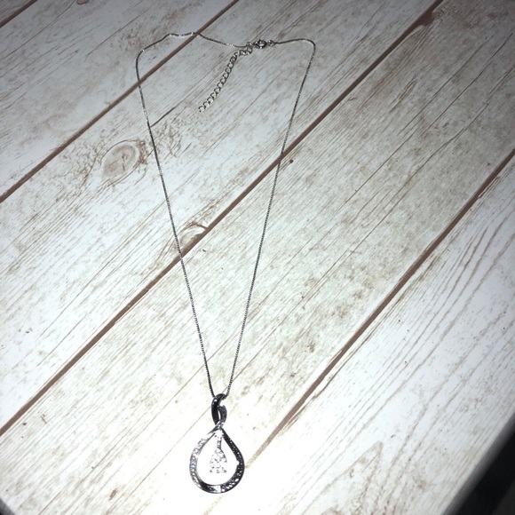 INFINITY LOVE Charm Cubic Zirconia Love You To The Moon Back Necklace - Picture 7 of 9